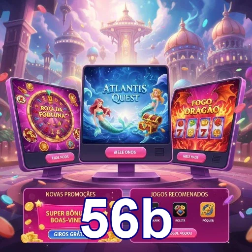 Ilustração de Explore as promoções e saques rápidos da 56b